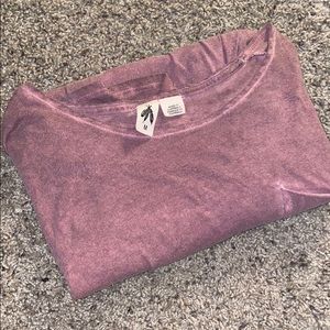 Urban Outfitters - Medium - Maroon Red Wash Hem T